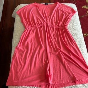 Coral cotton Dress